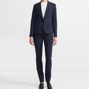 Theory Suit Top & Bottom | Navy Stretch Wool